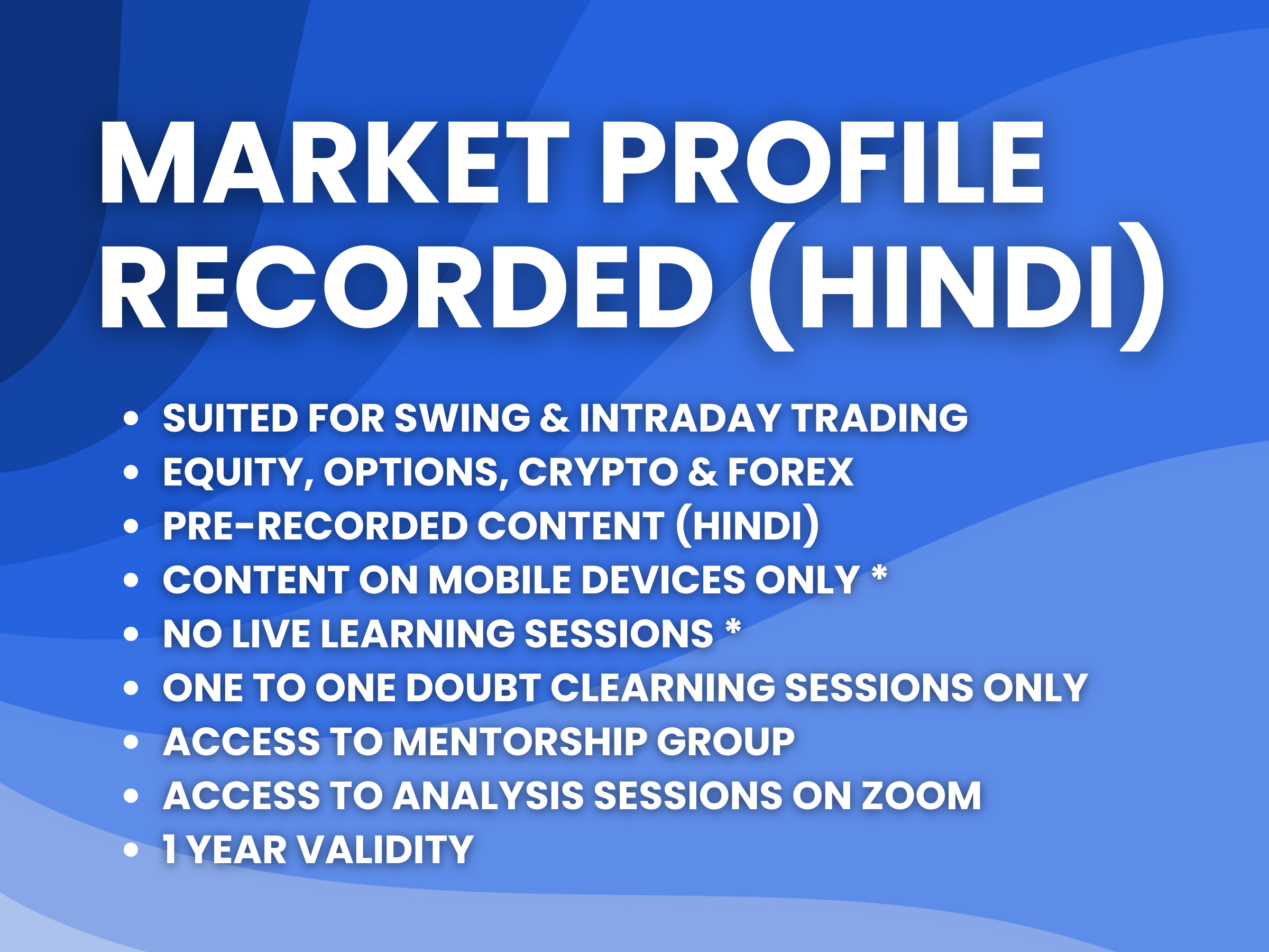 Market Profile Recorded Course (Hindi)